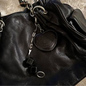Juicy Couture Black Leather Hobo Bag